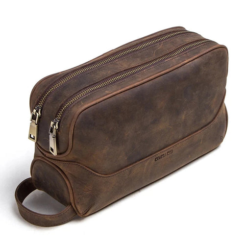 Trousse de toilette homme cuir Essence