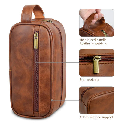 Trousse de toilette homme cuir Compagnon