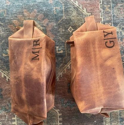 Trousse de toilette homme cuir Pilgrim