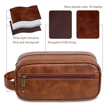 Trousse de toilette homme cuir Compagnon