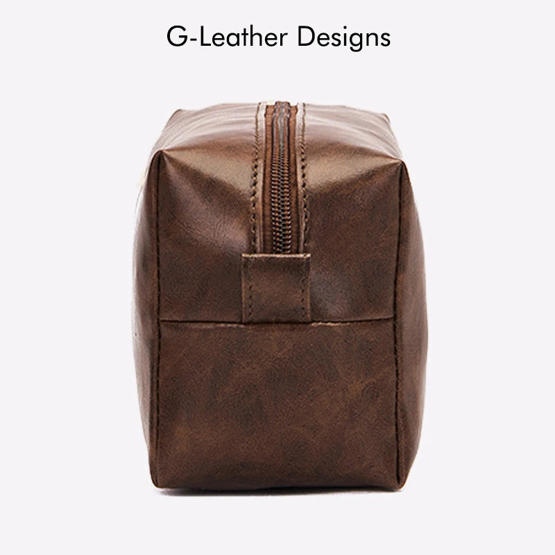 Trousse de toilette homme cuir VEGAN