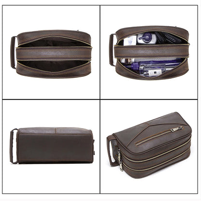 Trousse de toilette homme cuir Pérégrin