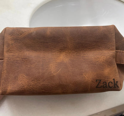 Trousse de toilette homme cuir Pilgrim