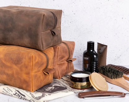 Trousse de toilette homme cuir Pilgrim