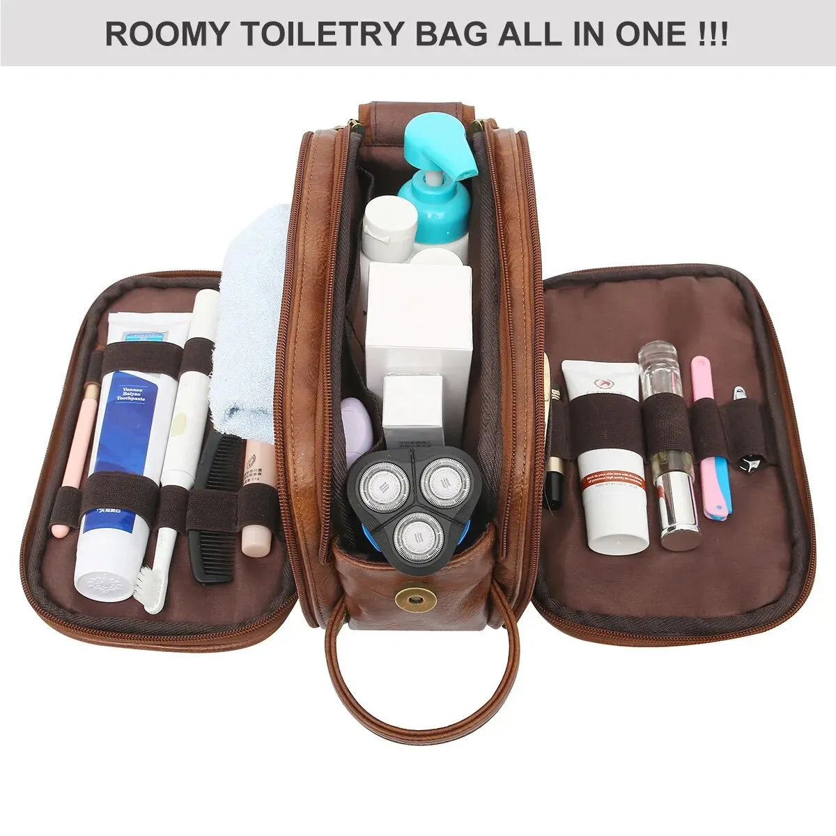 Trousse de toilette homme cuir Évasion