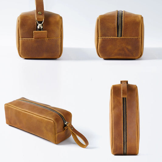 Trousse de toilette homme cuir Altitude