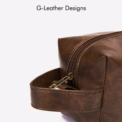 Trousse de toilette homme cuir VEGAN