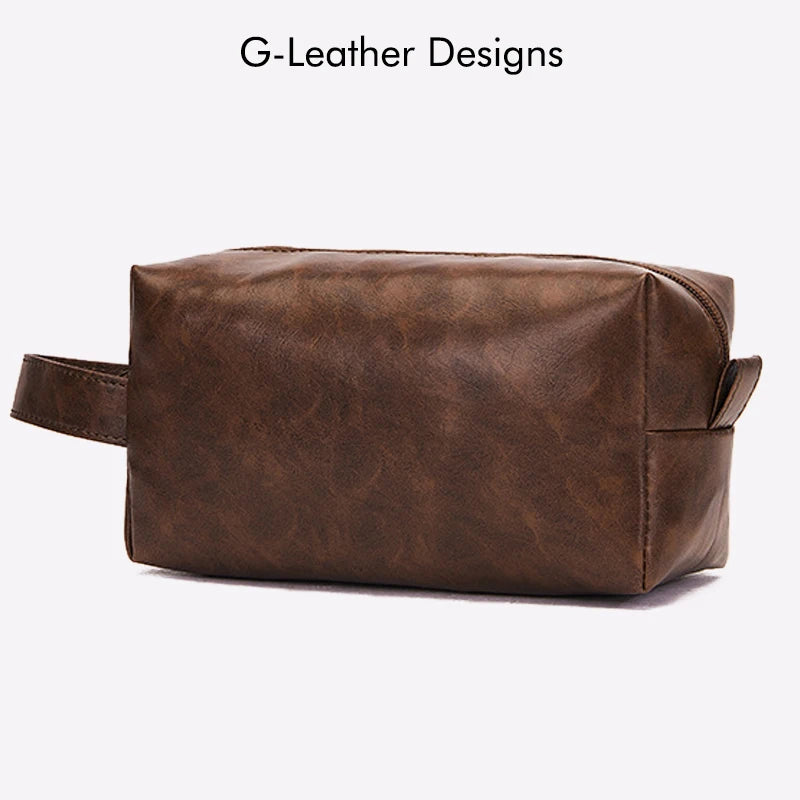 Trousse de toilette homme cuir VEGAN