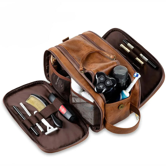 Trousse de toilette homme cuir Évasion