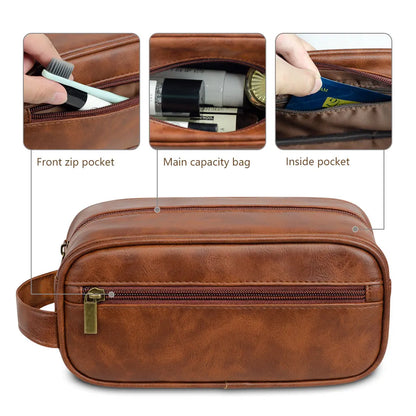 Trousse de toilette homme cuir Compagnon