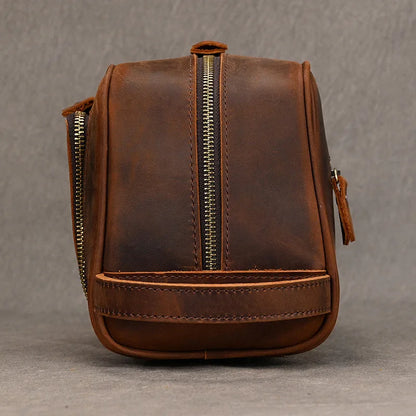 Trousse de toilette homme cuir