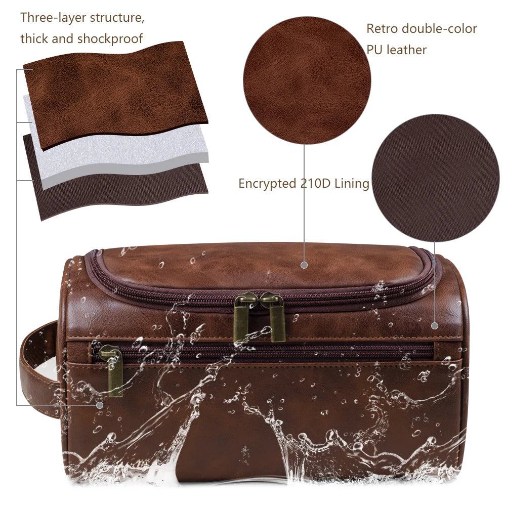Trousse de toilette homme cuir  Urbain