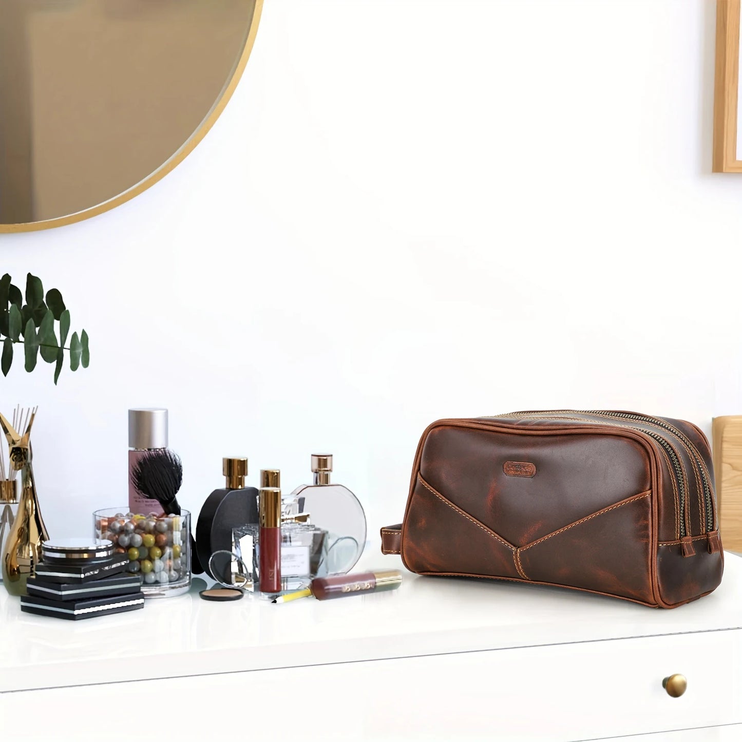 Trousse de toilette homme cuir Pérégrin
