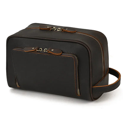 Trousse de toilette homme cuir