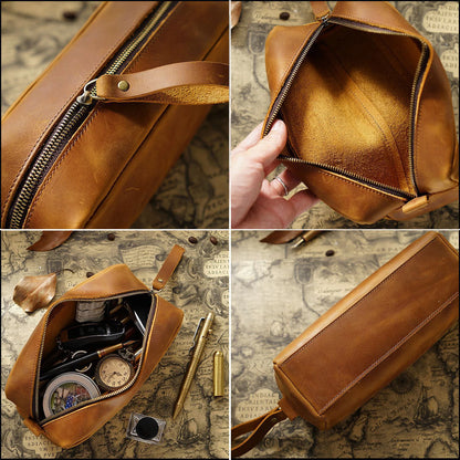 Trousse de toilette homme cuir Altitude