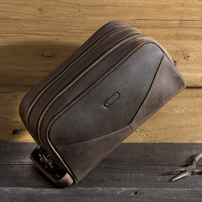 Trousse de toilette homme cuir Pérégrin