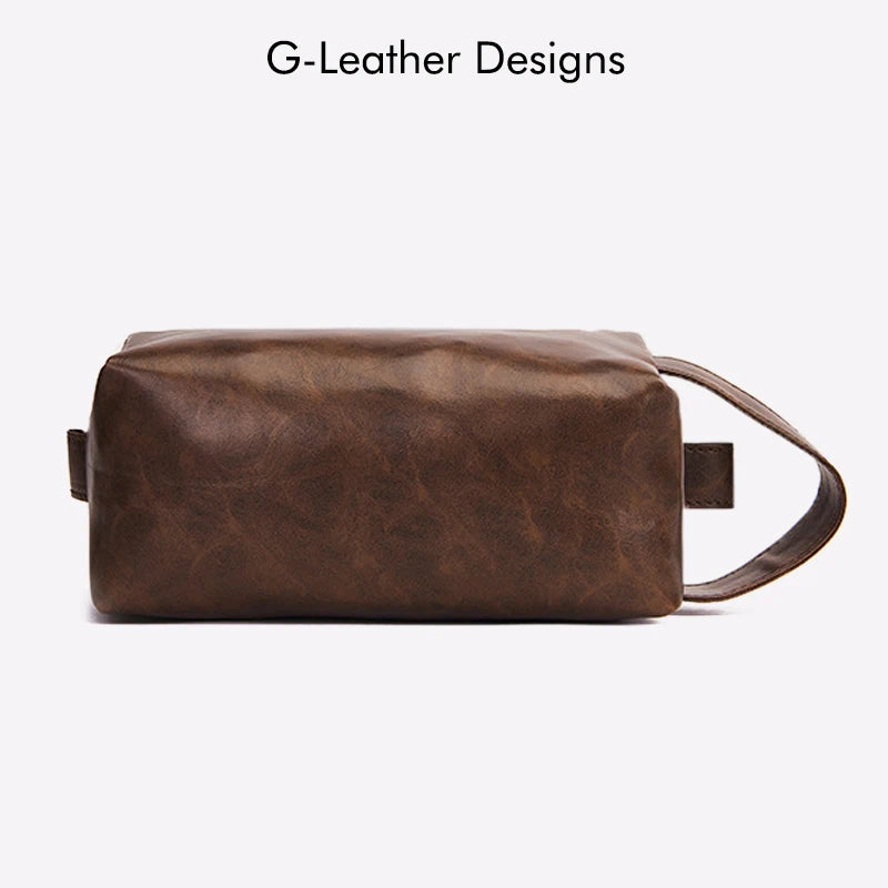 Trousse de toilette homme cuir VEGAN