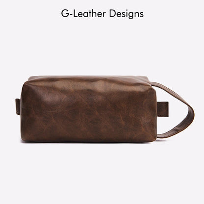 Trousse de toilette homme cuir VEGAN