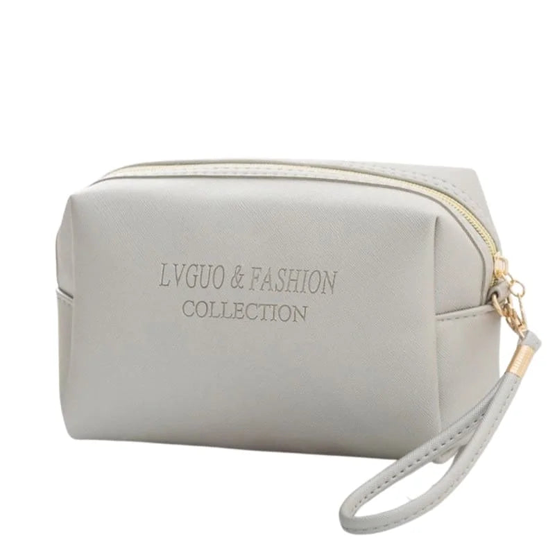 Grande trousse de toilette femme cuir