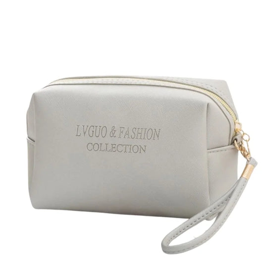 Grande trousse de toilette femme cuir