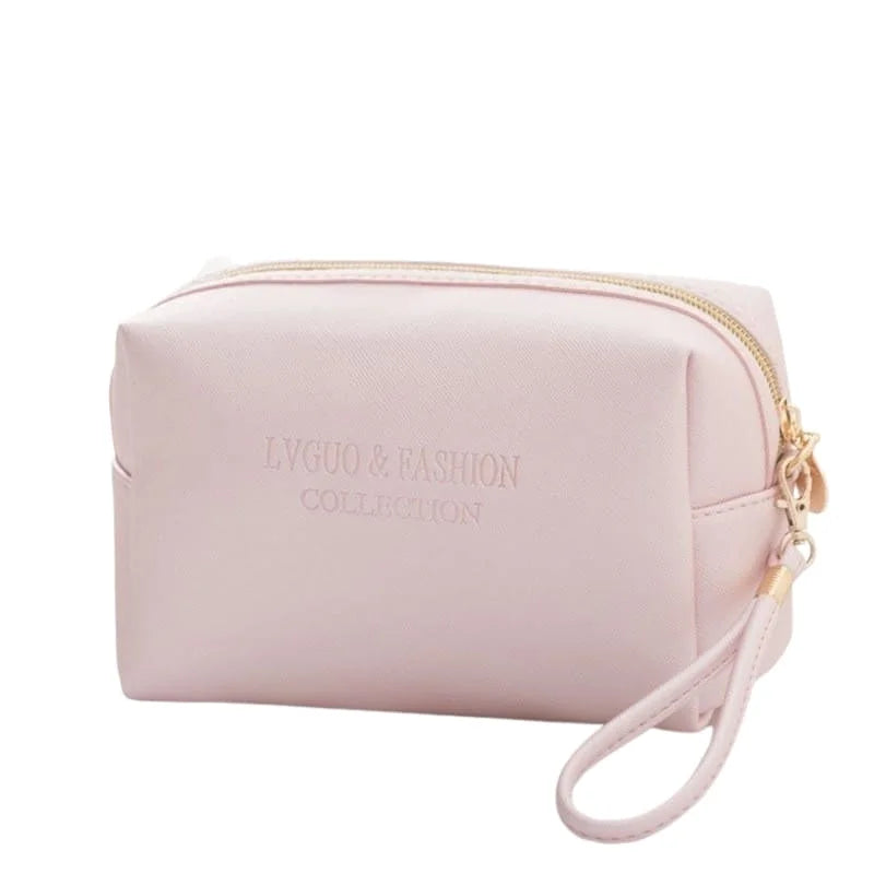 Grande trousse de toilette femme cuir