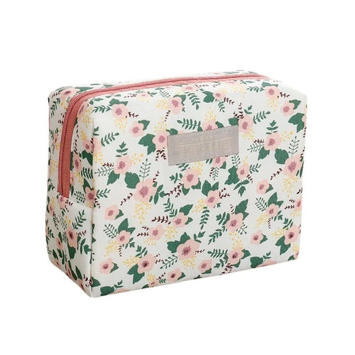 Trousse de toilette fleurie