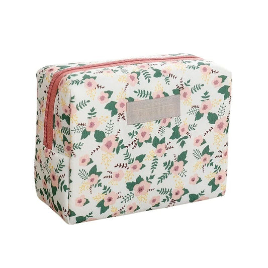 Trousse de toilette fleurie