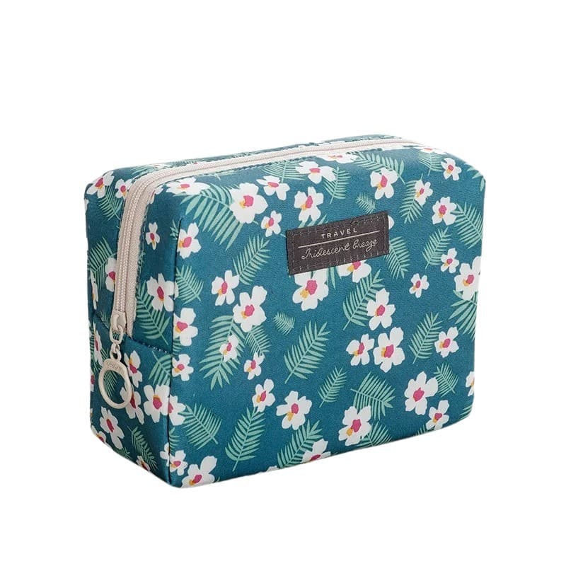 Trousse de toilette fleurie