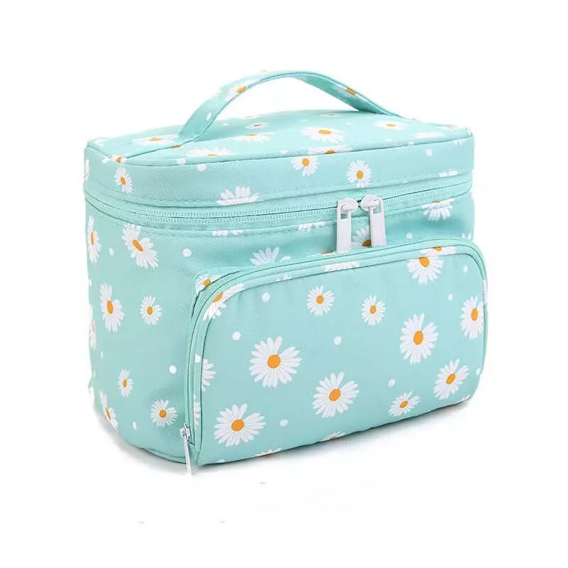 Trousse de toilette fleurs