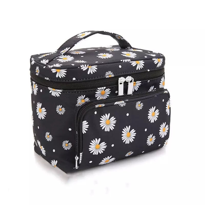 Trousse de toilette fleurs
