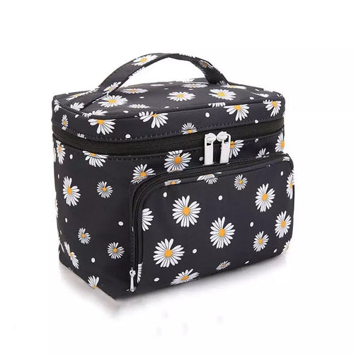 Trousse de toilette fleurs