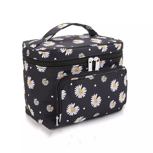 Trousse de toilette fleurs