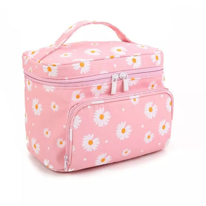 Trousse de toilette fleurs