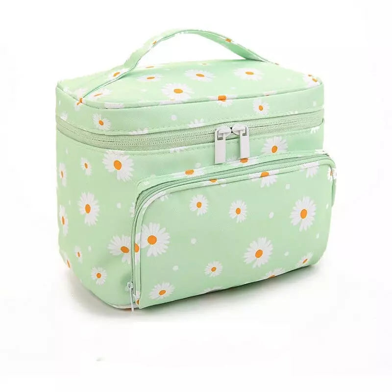 Trousse de toilette fleurs