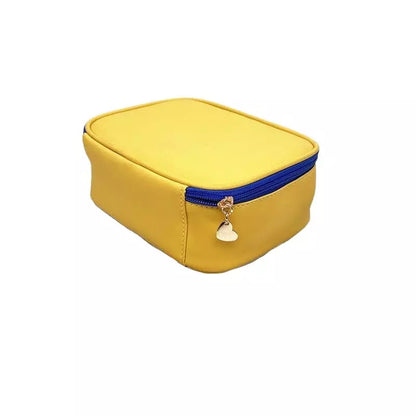 Trousse de toilette jaune