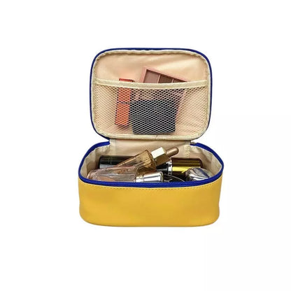 Trousse de toilette jaune