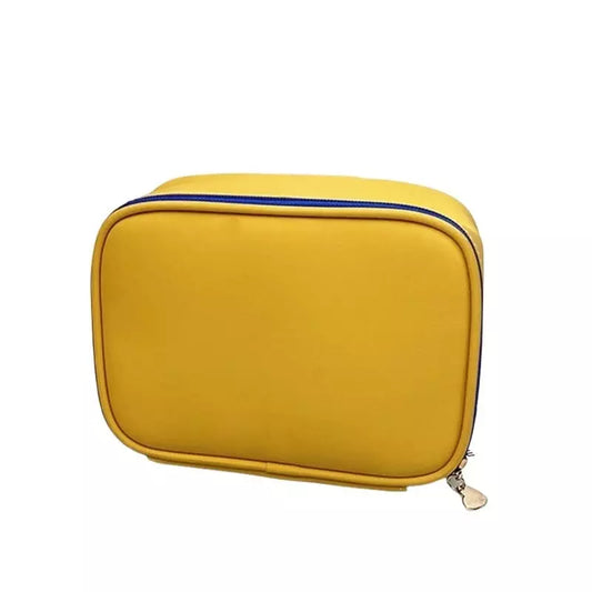 Trousse de toilette jaune