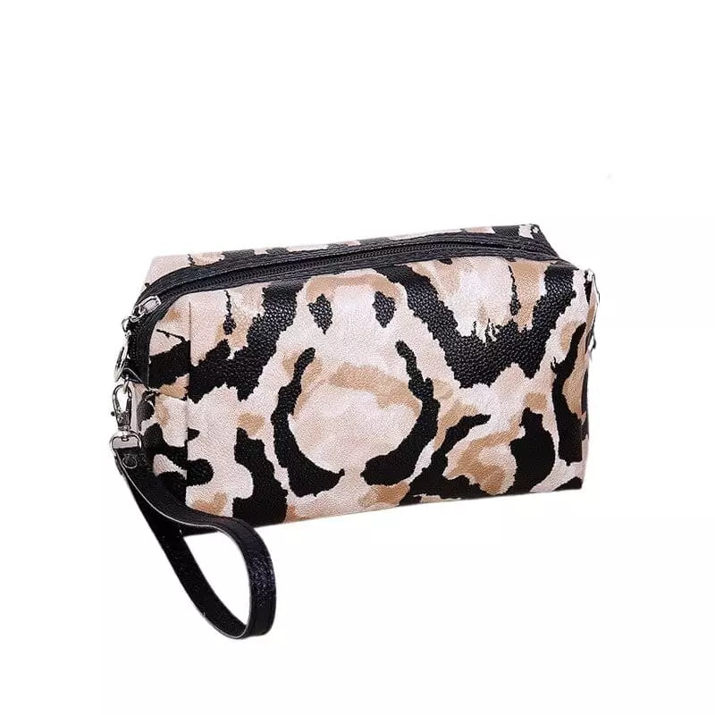 Trousse de toilette léopard