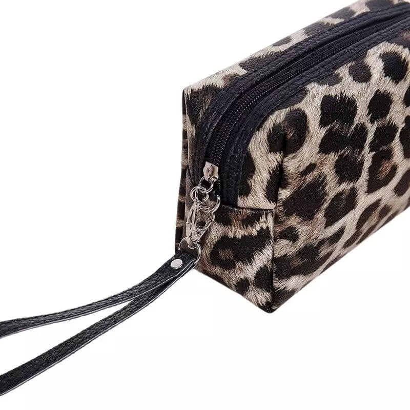 Trousse de toilette léopard
