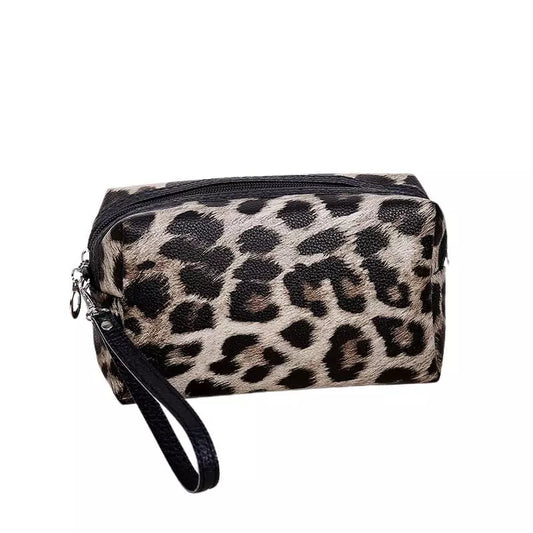 Trousse de toilette léopard