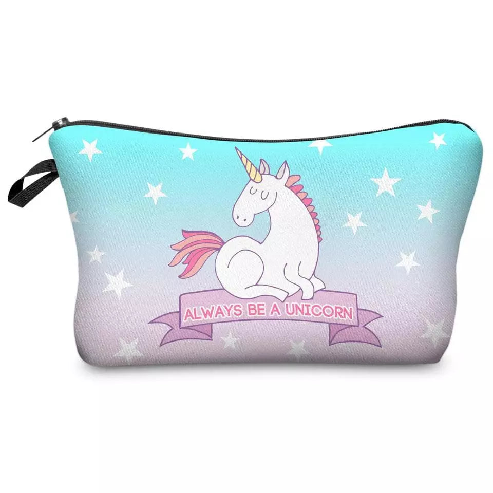 Trousse de toilette licorne