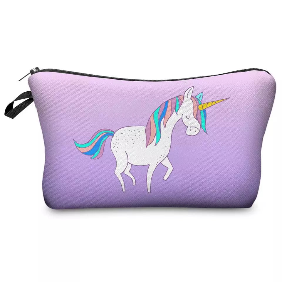 Trousse de toilette licorne