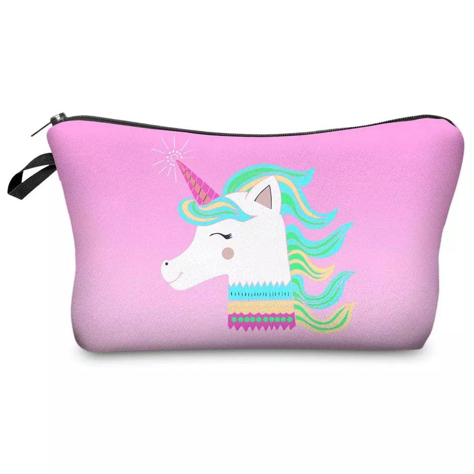 Trousse de toilette licorne